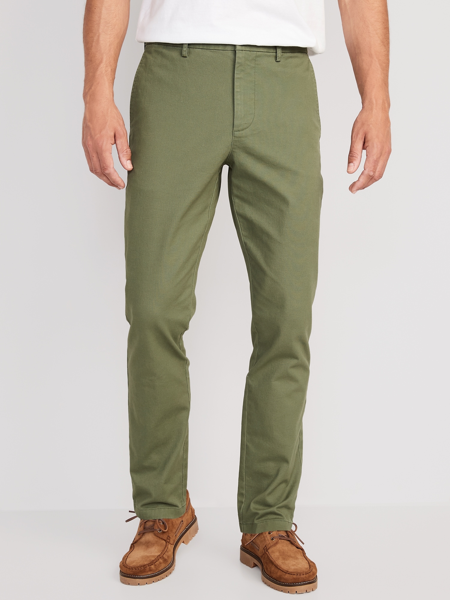 Old Navy Slim Built-In Flex Rotation Chino Pants green. 1