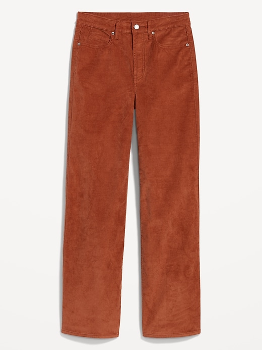 Image number 4 showing, Higher High-Waisted Wide-Leg Corduroy Pants