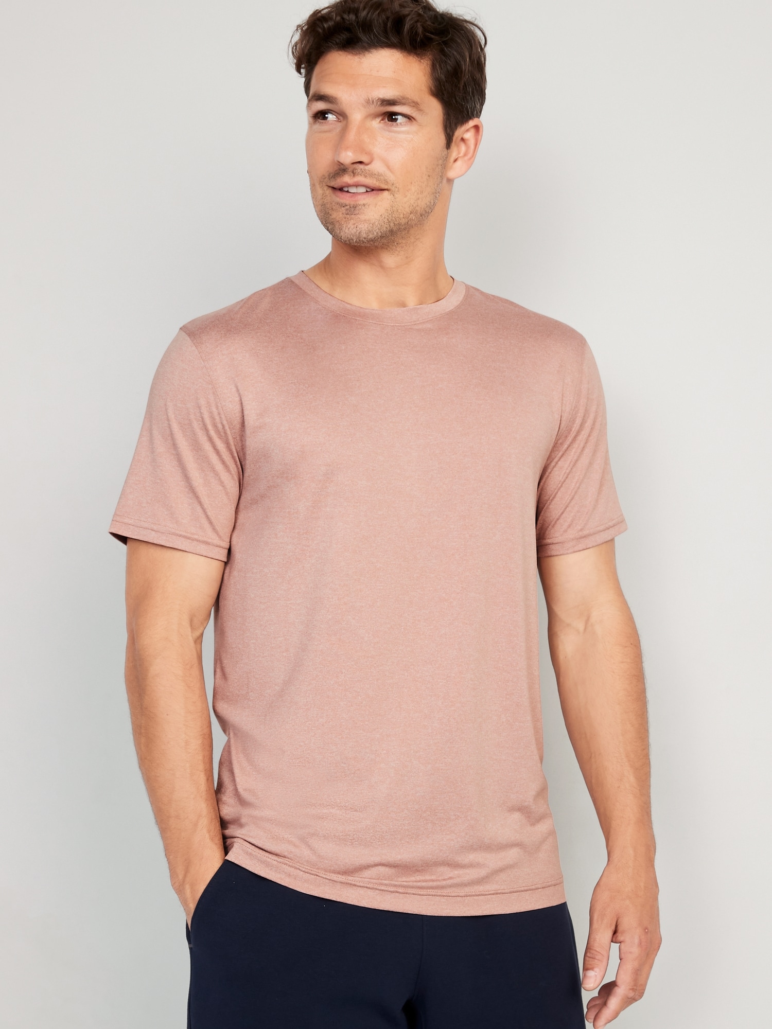 Old Navy Cloud 94 Soft Go-Dry Cool T-Shirt for Men pink. 1