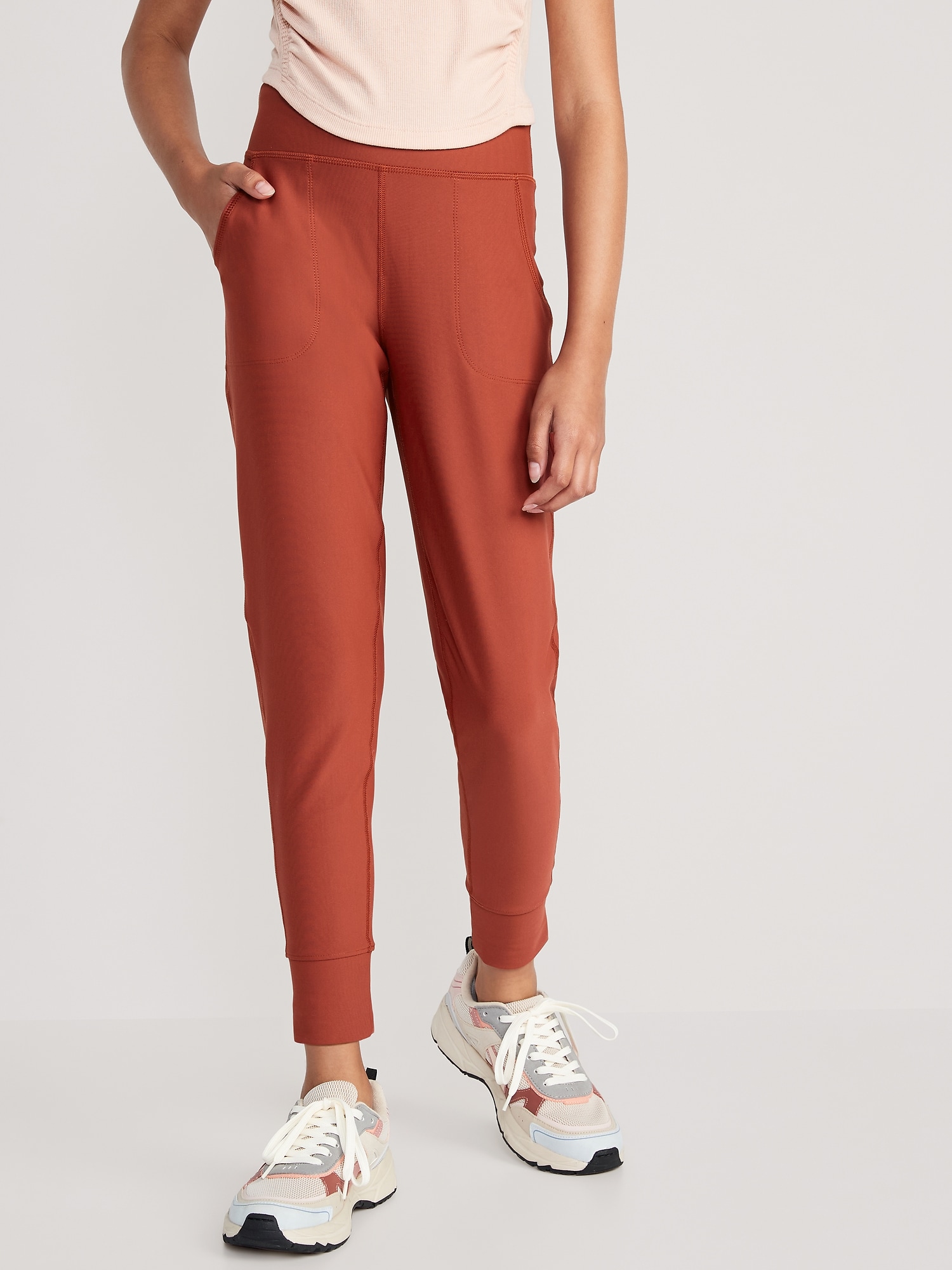 High-Waisted PowerSoft 7/8-Length Joggers for Girls | Old Navy