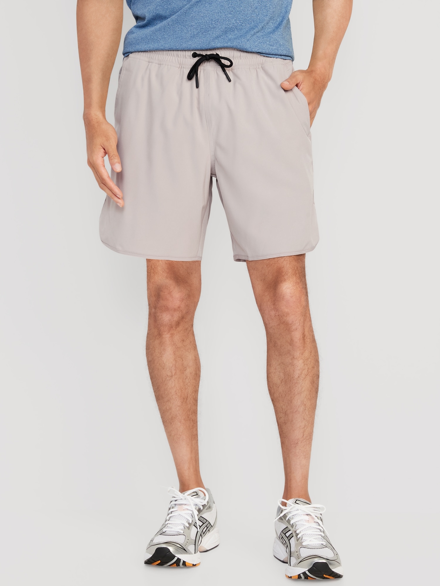 Old Navy StretchTech Rec Swim-to-Street Shorts -- 7-inch inseam gray. 1
