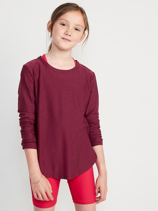 View large product image 1 of 4. Cloud 94 Soft Go-Dry Long-Sleeve T-Shirt for Girls