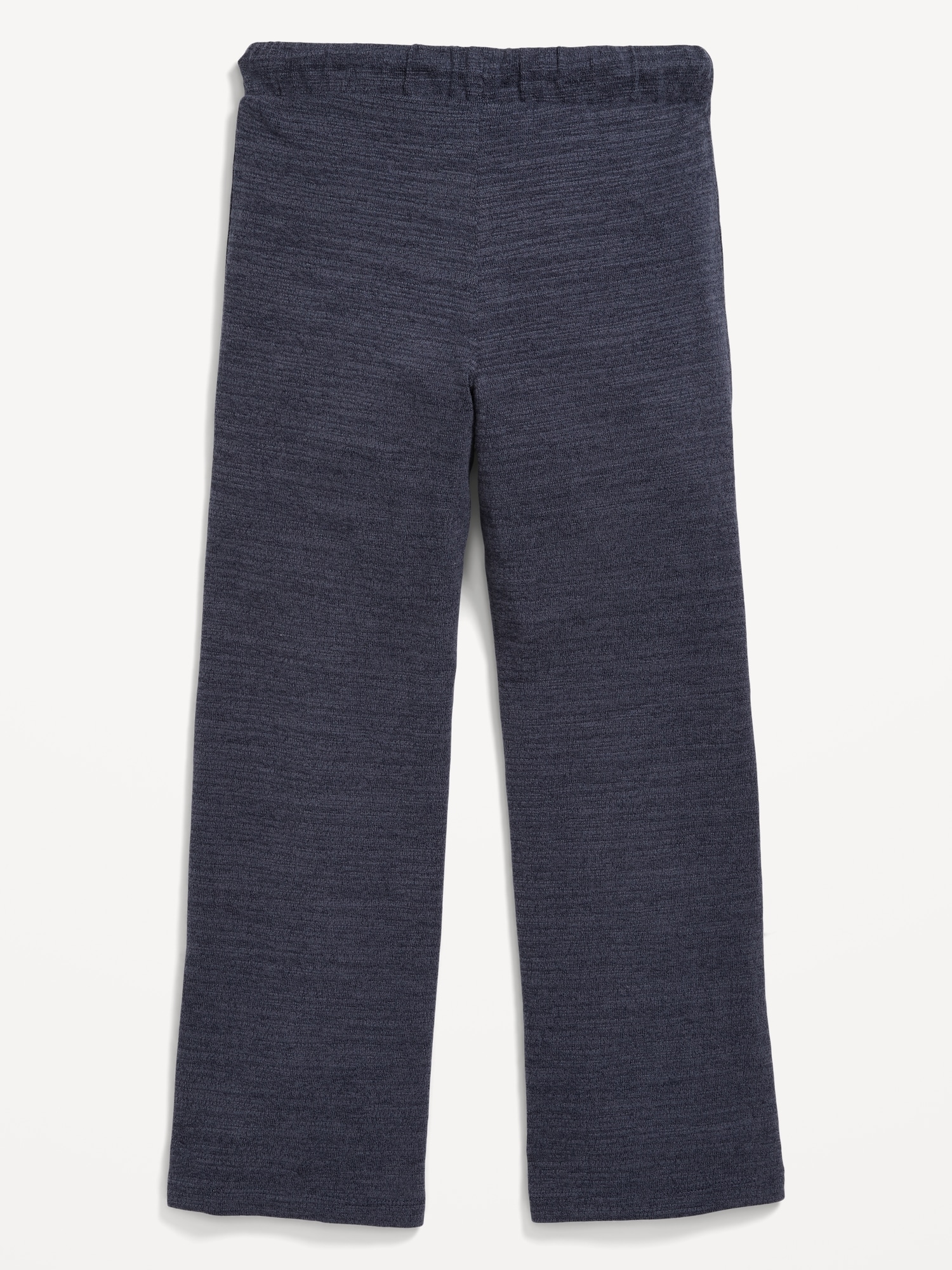 Cozy Plush High-Waisted Wide-Leg Sweatpants for Girls