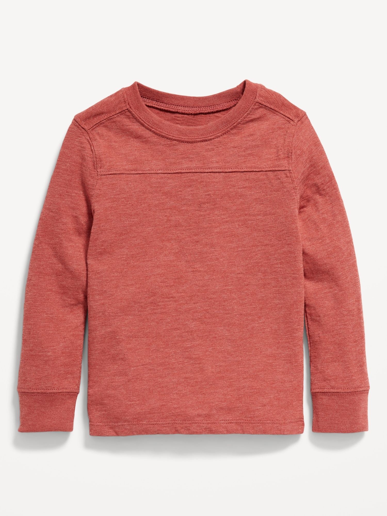 Old Navy Long-Sleeve Slub-Knit T-Shirt for Toddler Boys multi. 1