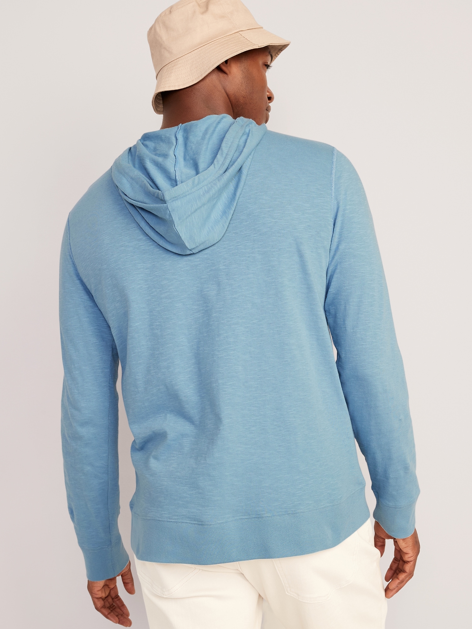 Slub-Knit Pullover Hoodie for Men | Old Navy