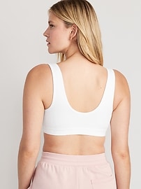 Image number 2 showing, Maternity Cross-Front Cotton Nursing Bralette