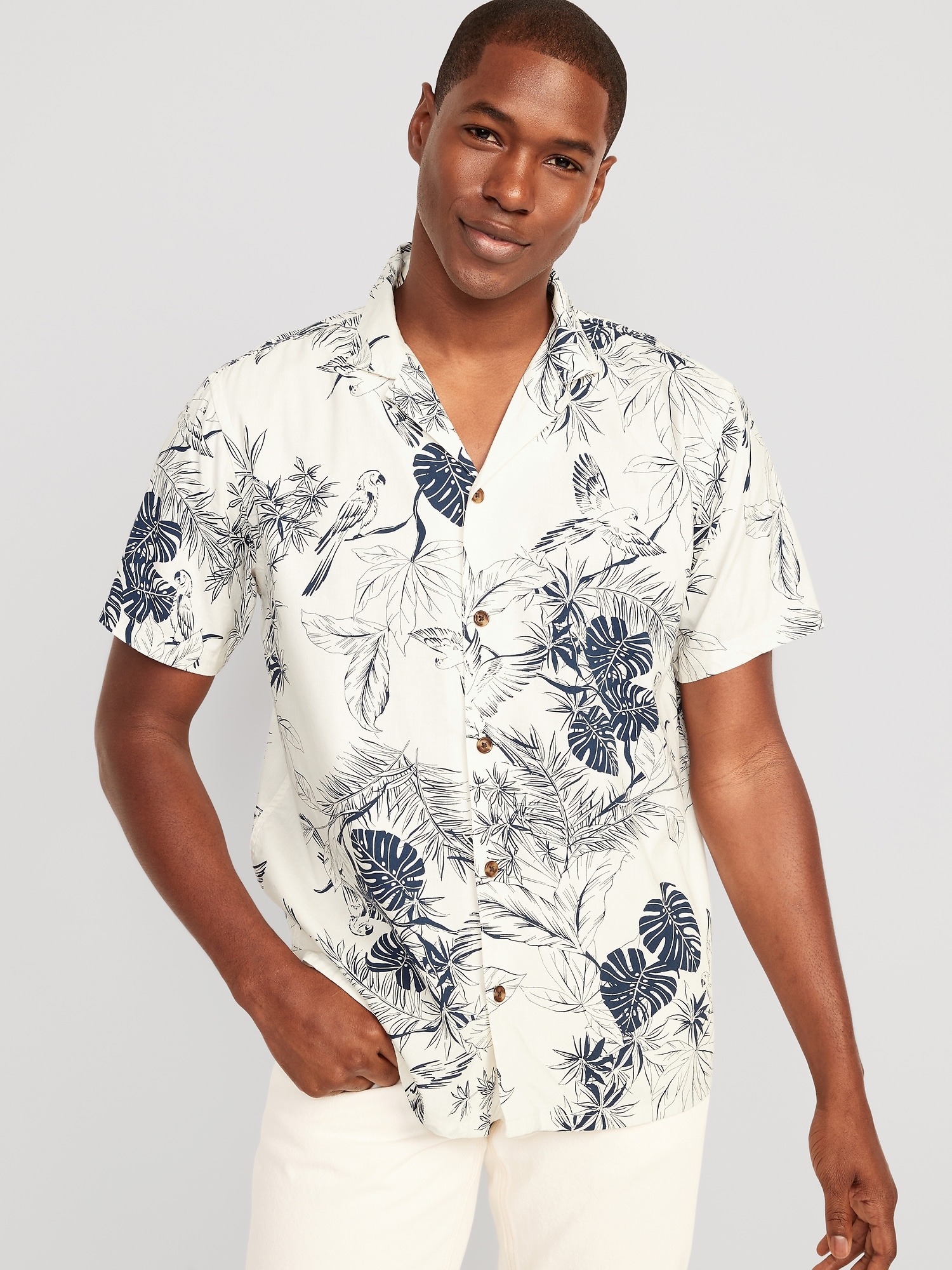  Men's Hawaiian Shirt Fit/Relaxed Fit Hawaiian Shirts