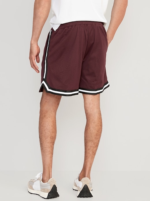 View large product image 2 of 2. Go-Dry Mesh Basketball Shorts -- 7-inch inseam