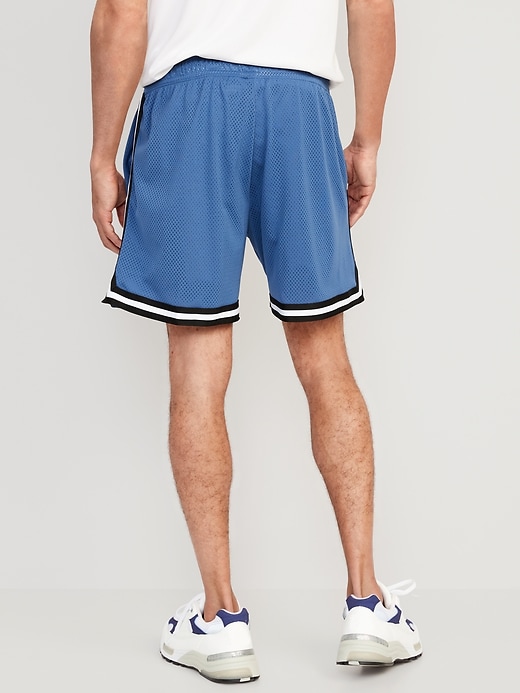 View large product image 2 of 3. Go-Dry Mesh Basketball Shorts -- 7-inch inseam