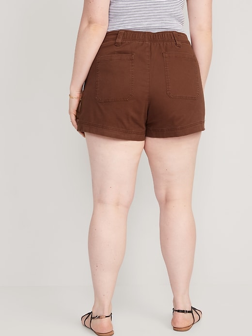 Image number 8 showing, Mid-Rise Cargo Shorts -- 3.5-inch inseam