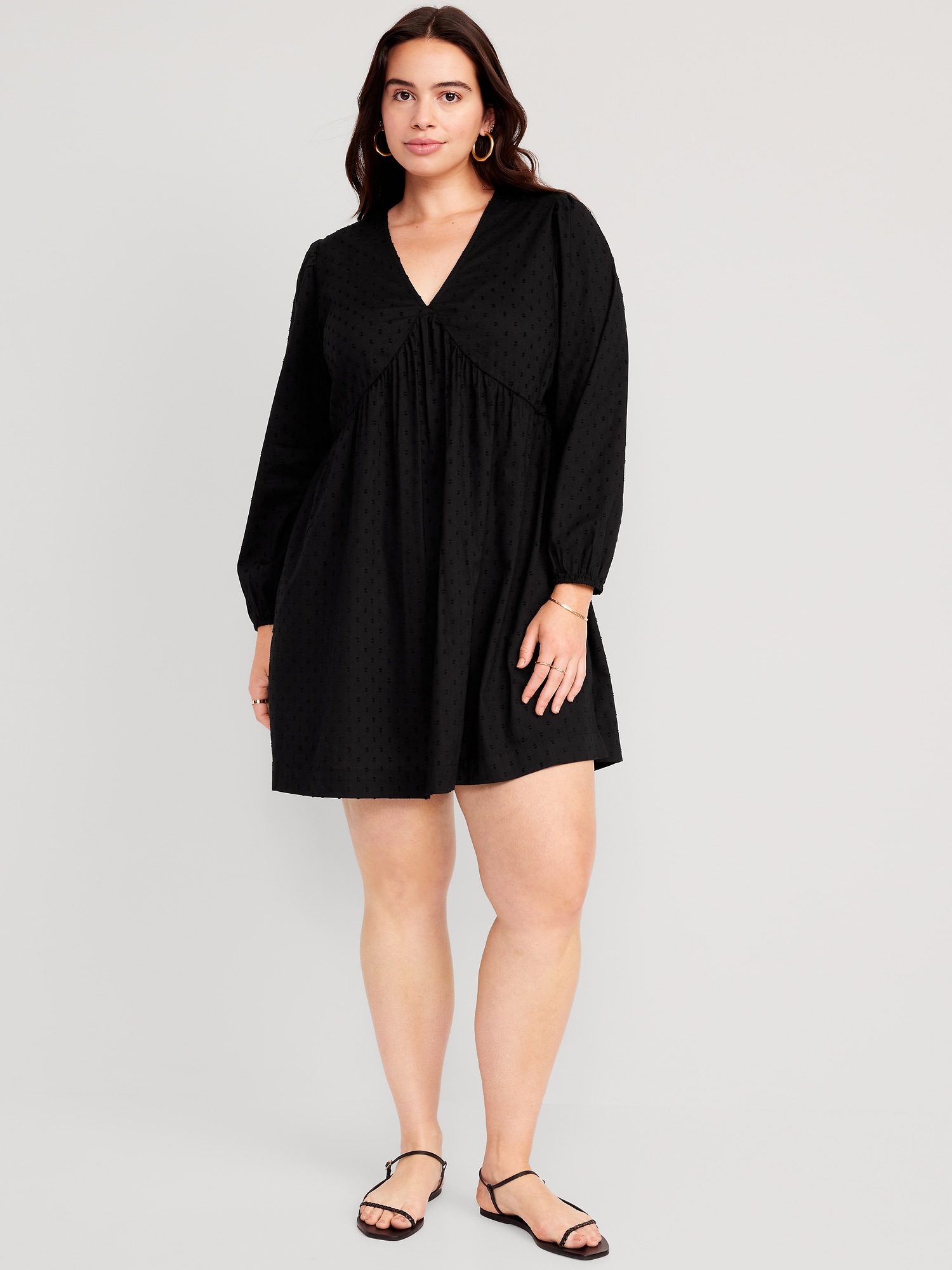 Long sleeve swing on sale dress old navy