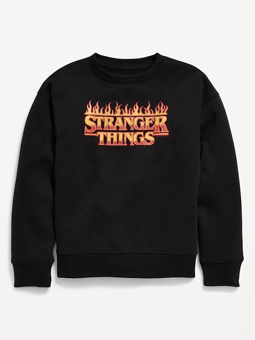 View large product image 2 of 3. Gender-Neutral Licensed Pop-Culture Sweatshirt for Kids