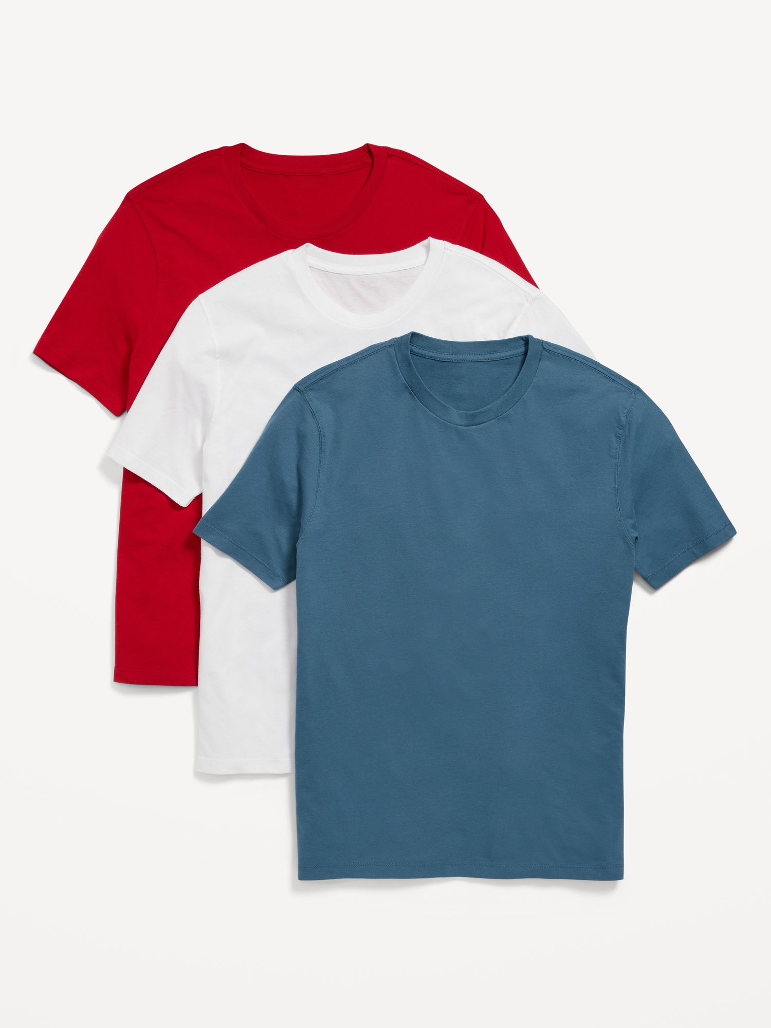 Soft-Washed Crew-Neck T-Shirt 3-Pack for Men | Old