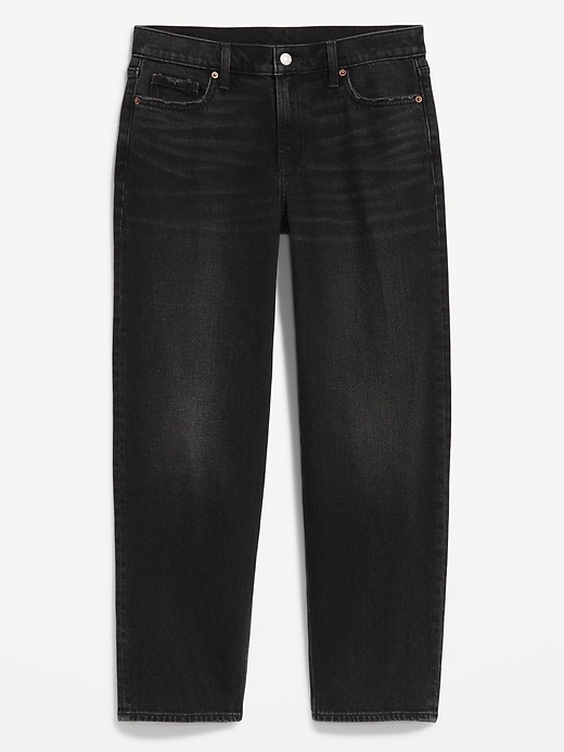 Image number 4 showing, Mid-Rise Boyfriend Loose Jeans