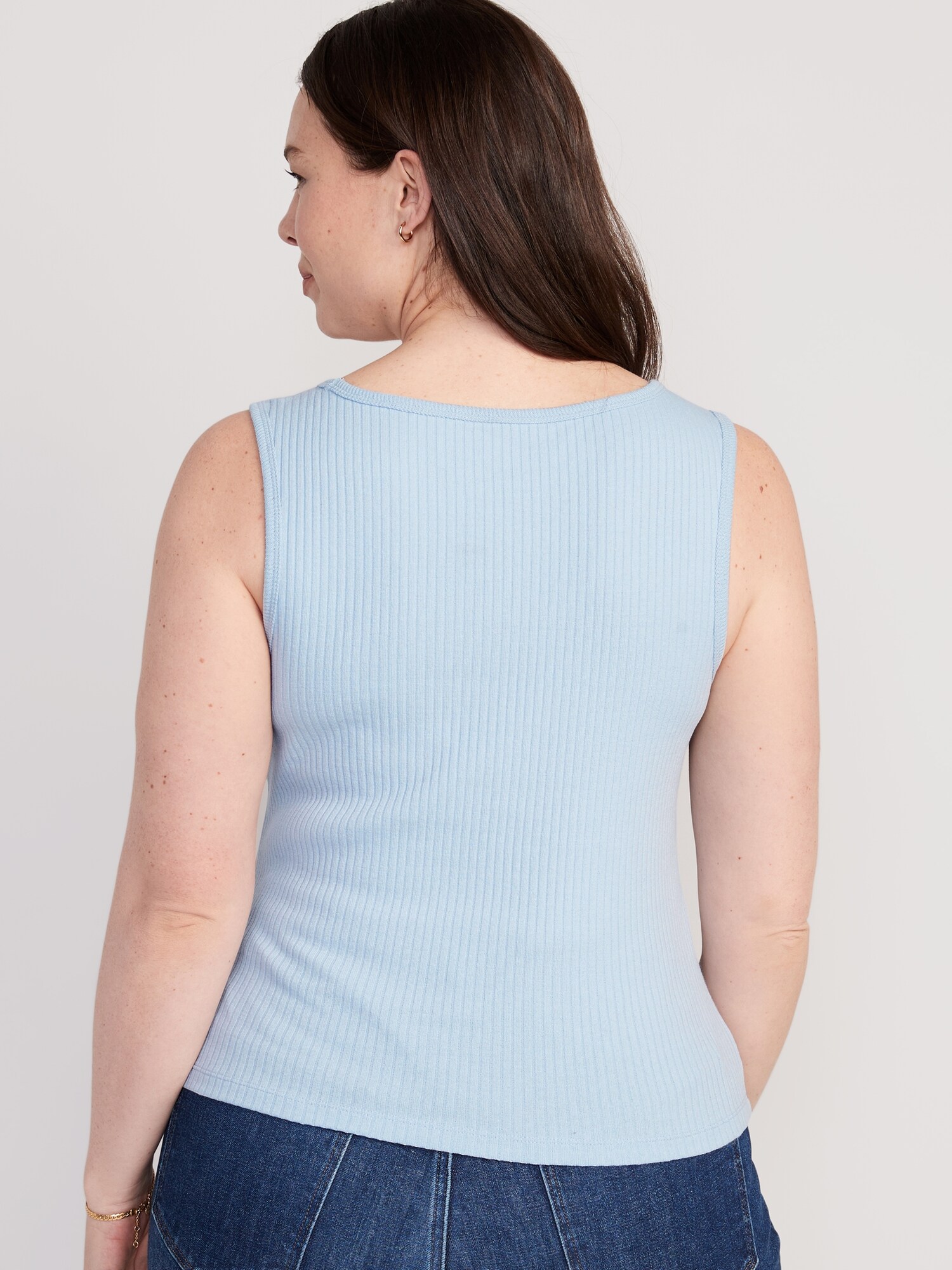 RibKnit VNeck Tank Top Old Navy