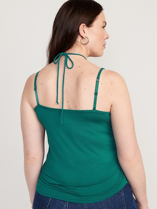 Image number 8 showing, Fitted Sleeveless Tie-Front Top