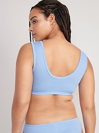 View large product image 6 of 8. Rib-Knit Bralette Top