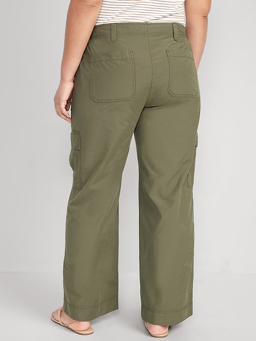 Mid-Rise Wide-Leg Cargo Pants | Old Navy