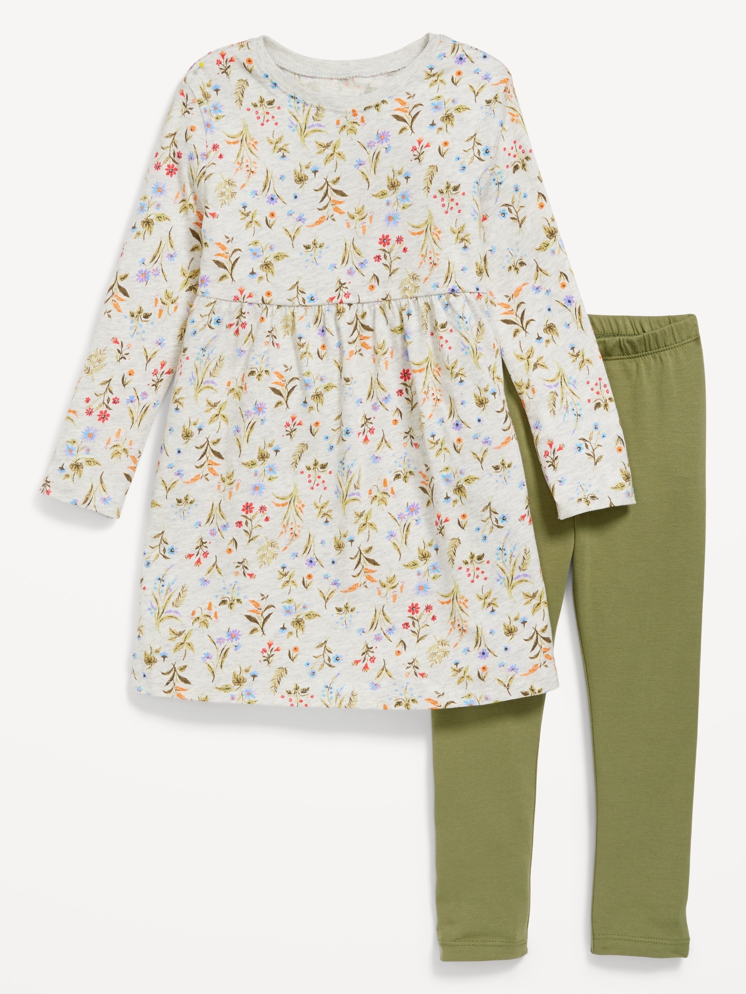 Old Navy Short-Sleeve Dress & Leggings 2-Pack for Toddler Girls