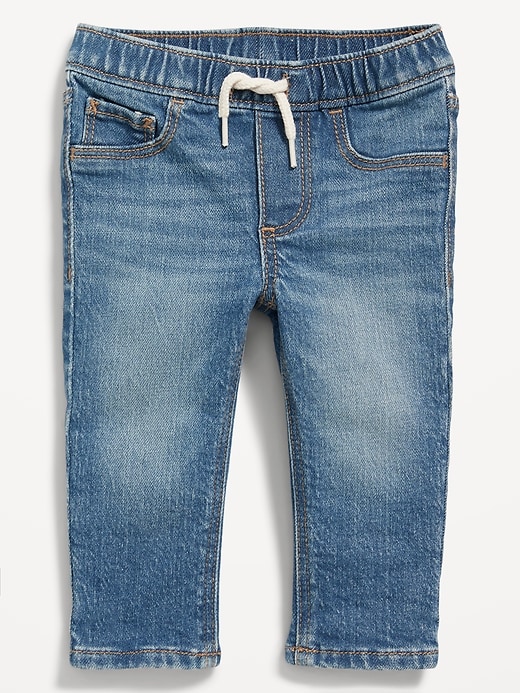 View large product image 1 of 2. Unisex 360° Stretch Pull-On Skinny Jeans for Baby