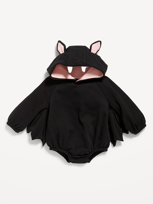 View large product image 1 of 3. Matching Unisex Bat Costume Hooded One-Piece Romper for Baby