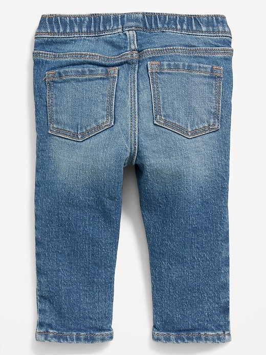 View large product image 2 of 2. Unisex 360° Stretch Pull-On Skinny Jeans for Baby