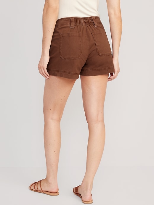 Image number 2 showing, Mid-Rise Cargo Shorts -- 3.5-inch inseam