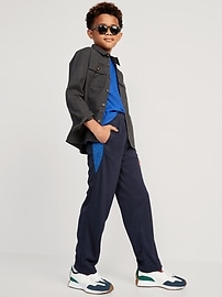 View large product image 3 of 3. Go-Dry Mesh Track Pants For Boys