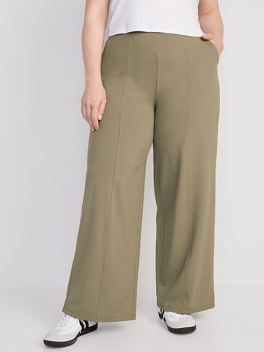 Image number 7 showing, High-Waisted PowerSoft Wide-Leg Pants