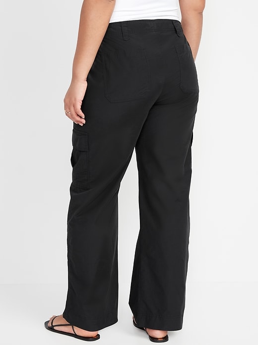 Image number 6 showing, Mid-Rise Wide-Leg Cargo Pants