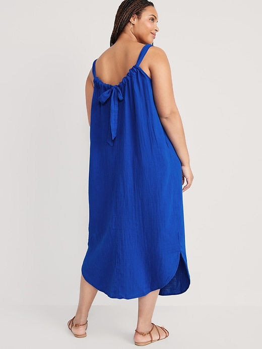 Sleeveless Shirred Maxi Dress | Old Navy