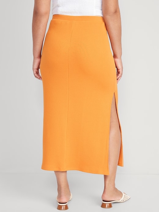 Image number 6 showing, Pull-On Rib-Knit Maxi Skirt
