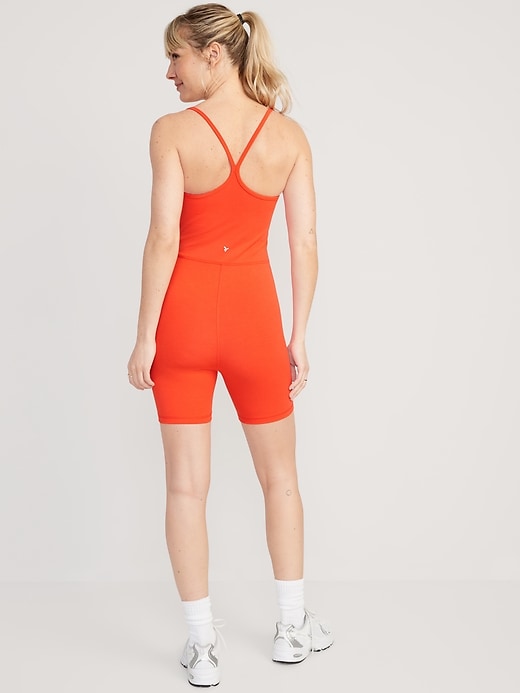 Image number 2 showing, PowerChill Racerback Bodysuit -- 6-inch inseam