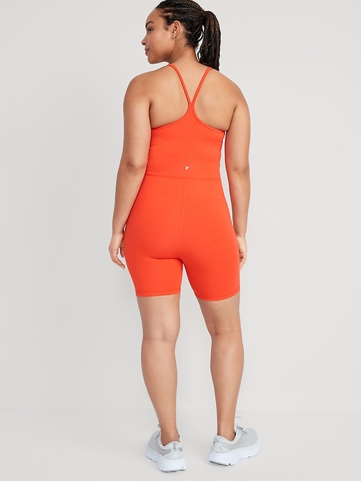 Image number 6 showing, PowerChill Racerback Bodysuit -- 6-inch inseam