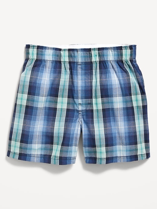 View large product image 1 of 1. Cotton Poplin Printed Boxer Shorts for Boys