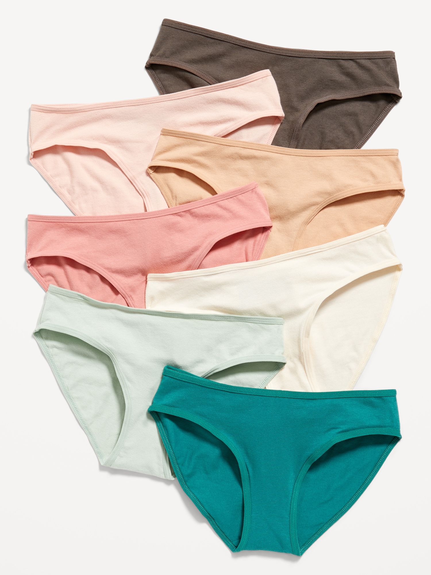 Nano Girls Three-pack Underwear Set in Pink/Grey/Navy