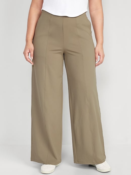 Image number 5 showing, High-Waisted PowerSoft Wide-Leg Pants