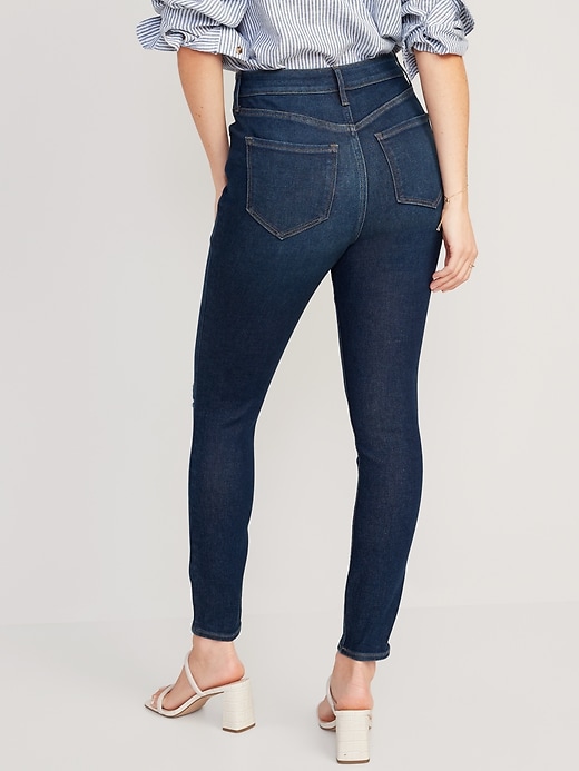 Image number 2 showing, Extra High-Waisted Rockstar 360° Stretch Super-Skinny Jeans