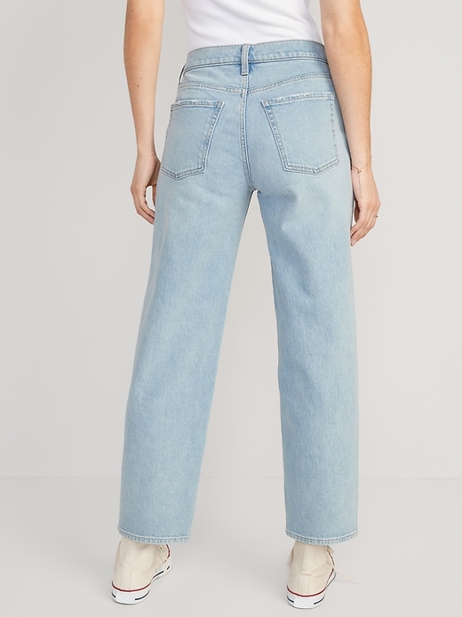 Image number 2 showing, Mid-Rise Boyfriend Loose Jeans