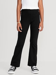 Printed High-Waisted Flared Leggings for Girls