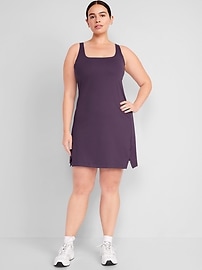 Old Navy Women's PowerSoft Sleeveless Shelf-Bra Support Dress Size 2X 3X  $55