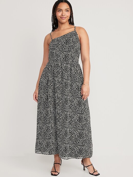 Fit & Flare One-Shoulder Maxi Dress for Women | Old Navy