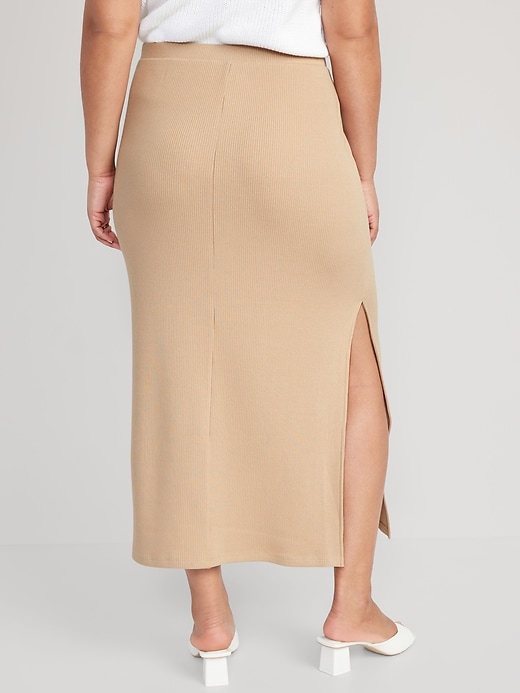 Image number 6 showing, Pull-On Rib-Knit Maxi Skirt