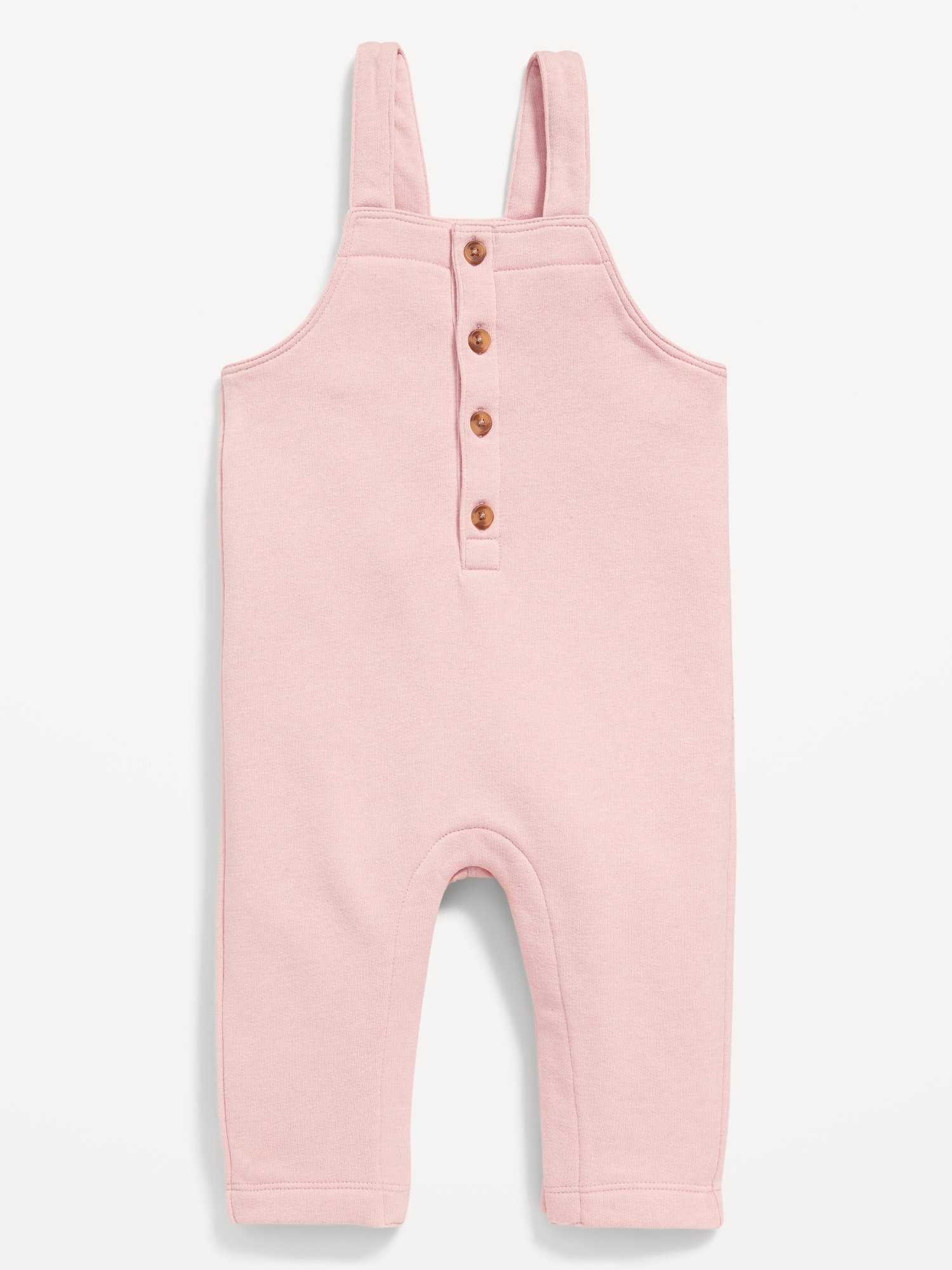 Unisex Sleeveless Button-Front Overalls for Baby | Old Navy