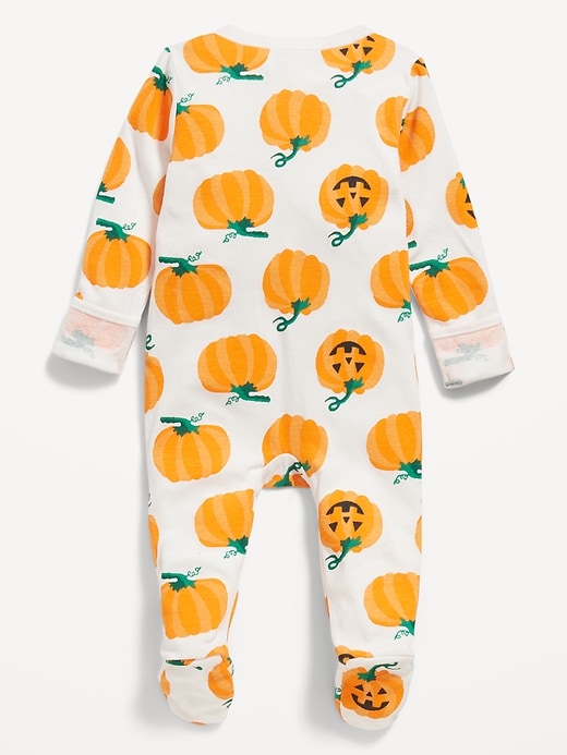 View large product image 2 of 3. Matching Unisex 2-Way-Zip Sleep & Play Footed One-Piece for Baby