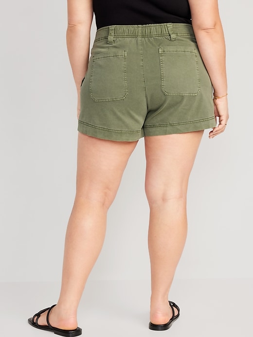 Image number 8 showing, Mid-Rise Cargo Shorts -- 3.5-inch inseam