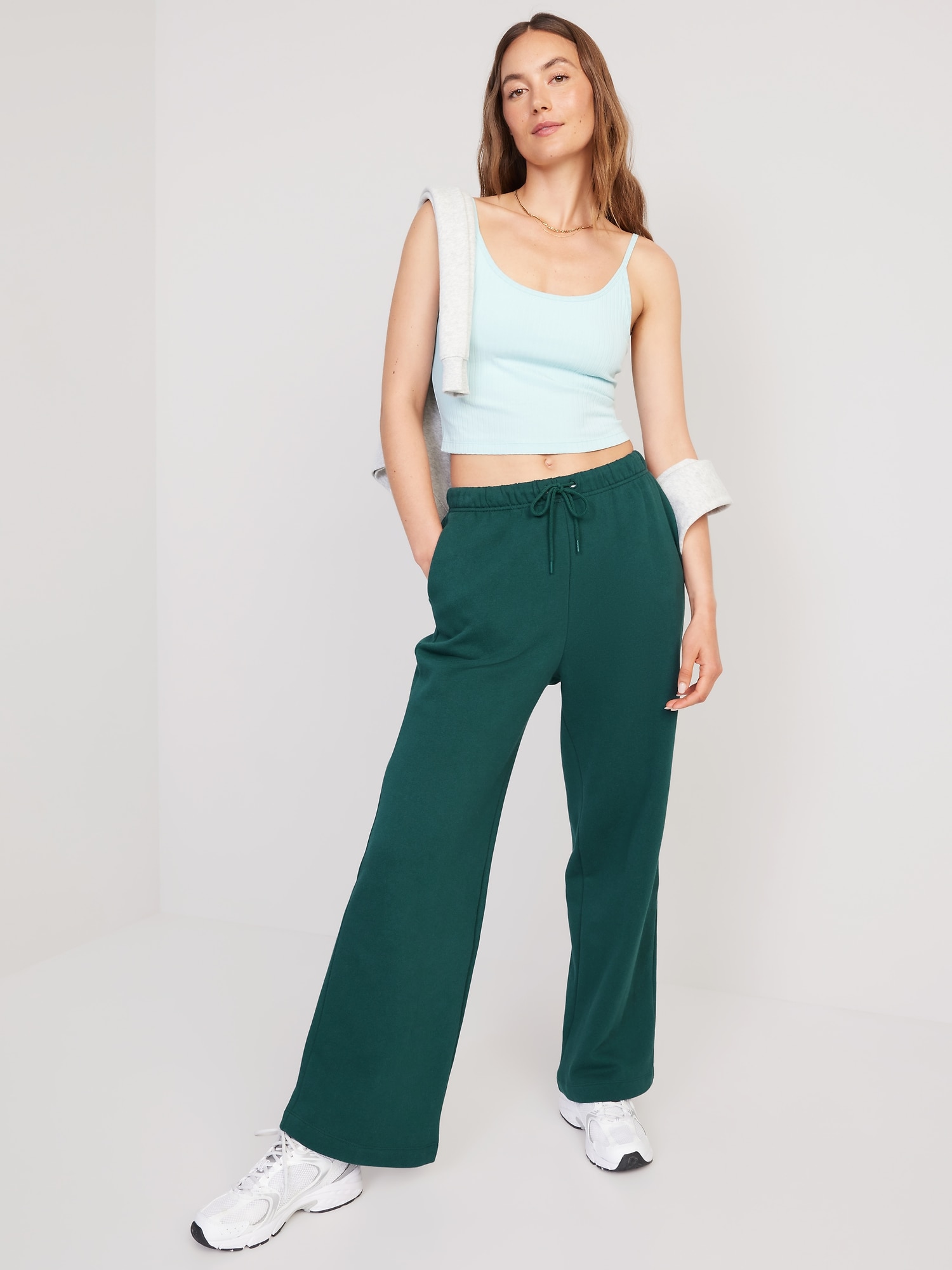 Extra for Sweatpants | Navy Vintage High-Waisted Women Old
