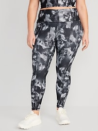 High-Waisted PowerSoft 7/8-Length Combination Leggings for Women, Old Navy  in 2023