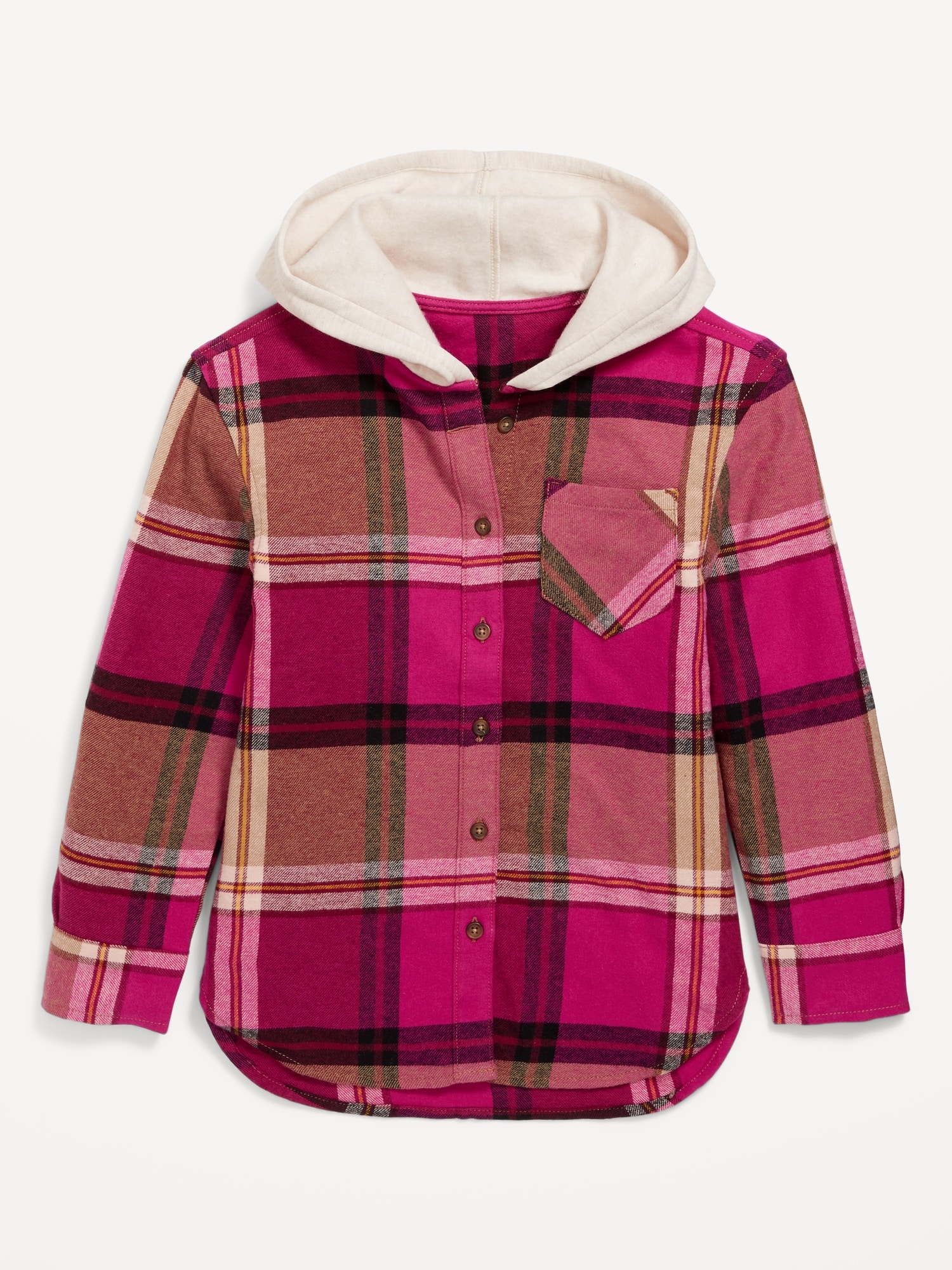 Girls discount checkered hoodie