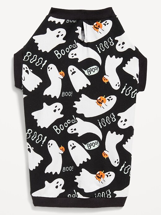 View large product image 2 of 2. Halloween-Print Jersey-Knit T-Shirt for Pets